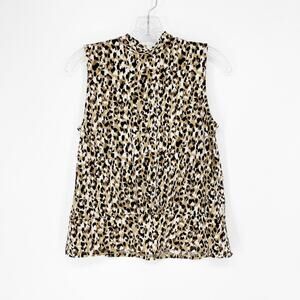 Banana Republic Sleeveless Mock Neck Top Size Small